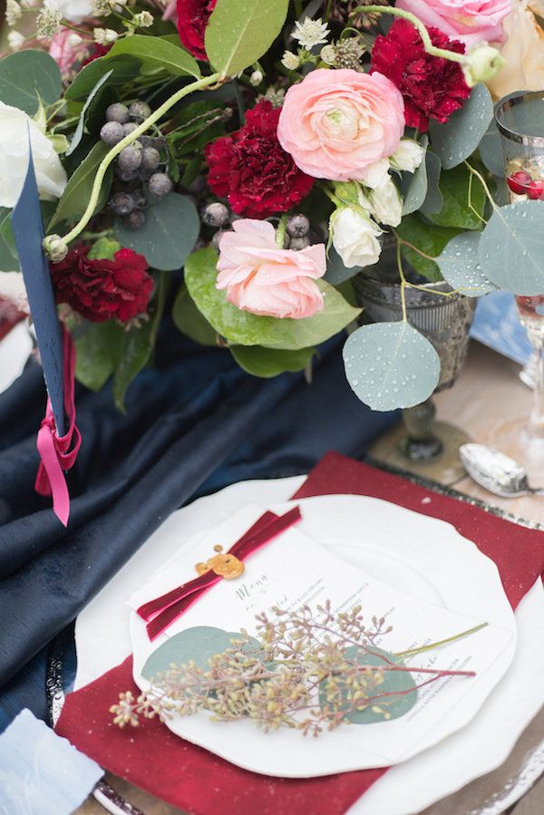  A Ruby Red Barn Winter Wedding Shoot