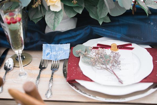  A Ruby Red Barn Winter Wedding Shoot