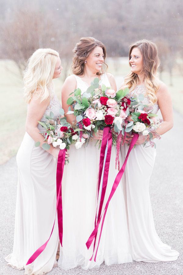  A Ruby Red Barn Winter Wedding Shoot