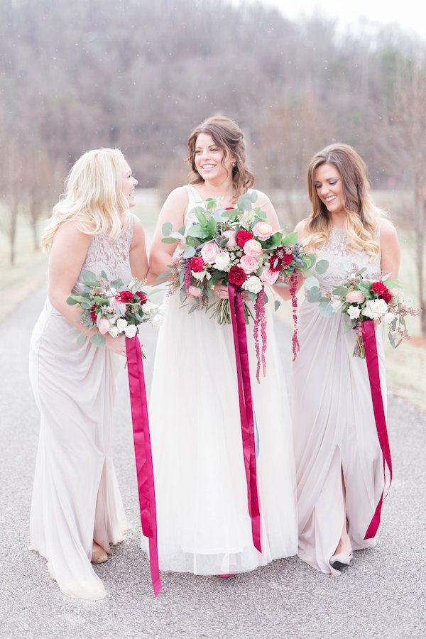  A Ruby Red Barn Winter Wedding Shoot