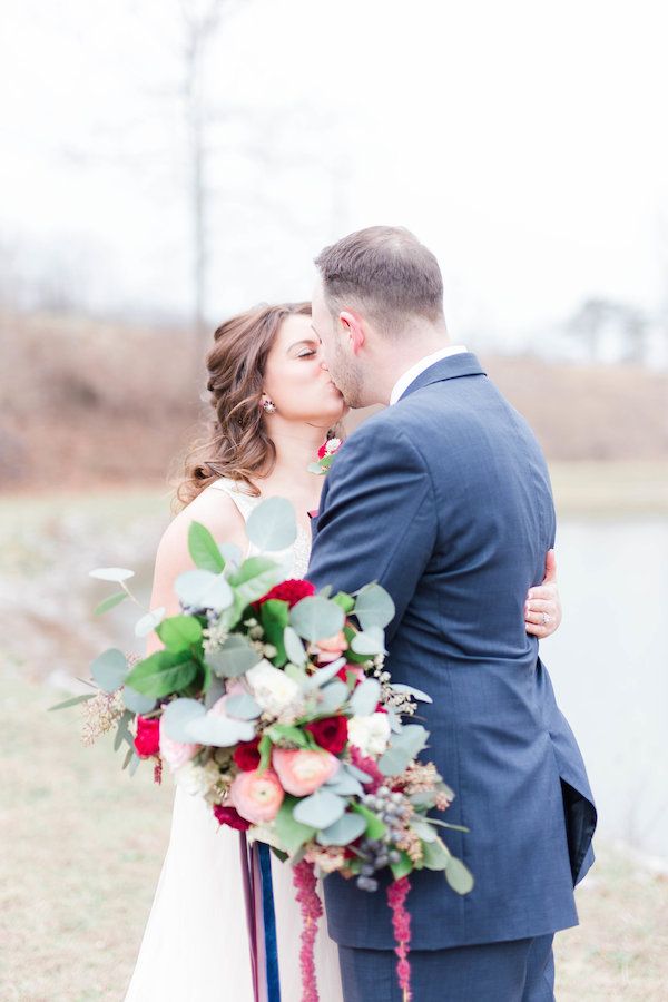  A Ruby Red Barn Winter Wedding Shoot