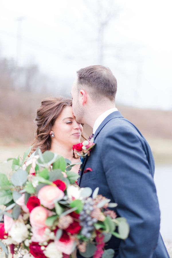  A Ruby Red Barn Winter Wedding Shoot