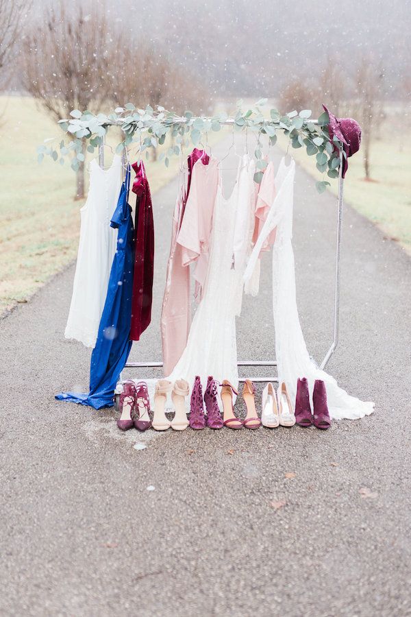  A Ruby Red Barn Winter Wedding Shoot