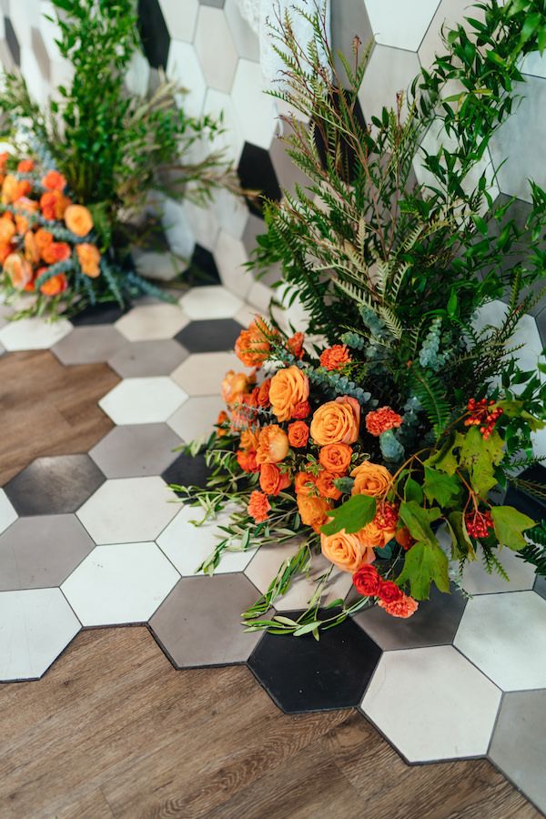  A Citrus Filled Geometric Event Design 