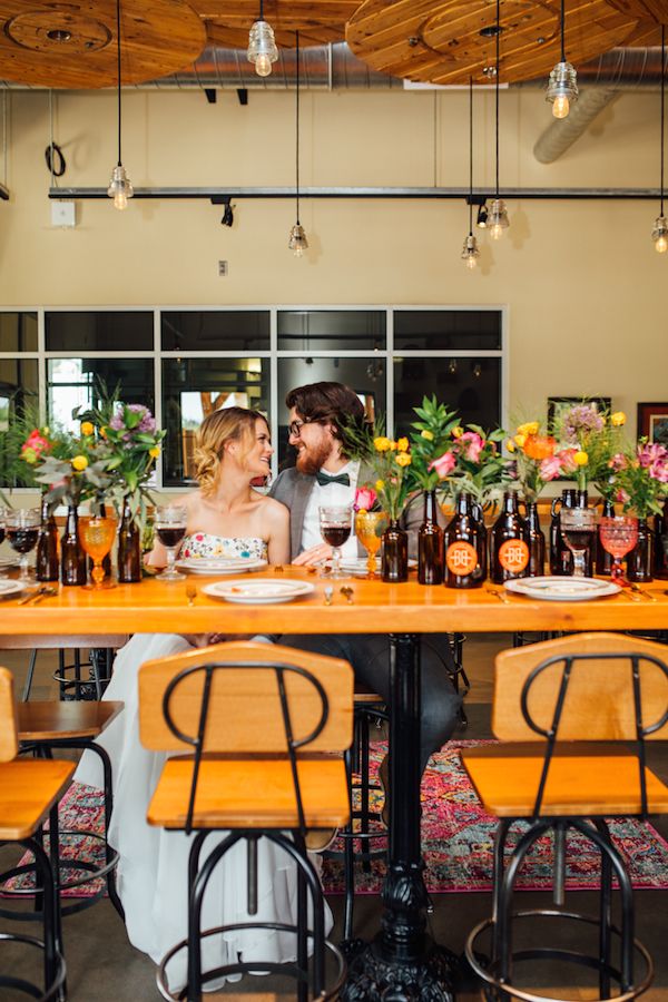  Colorful Denver Brewery Styled Shoot