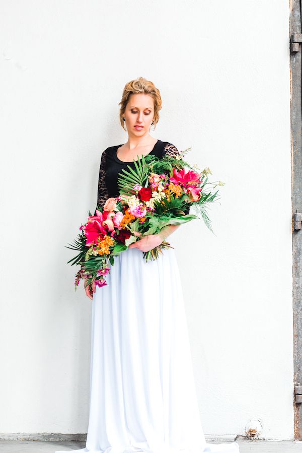  Color Me With Love in this Industrial Wedding Shoot