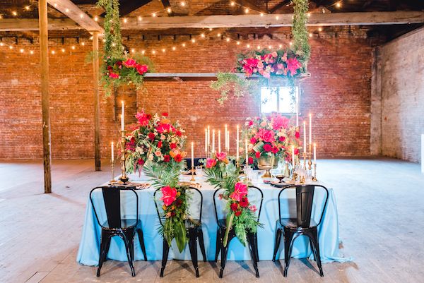  Color Me With Love in this Industrial Wedding Shoot