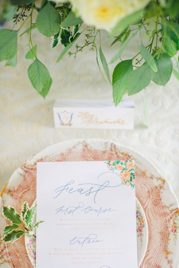 Peach & Pale Blue Dairy Barn Wedding Inspo