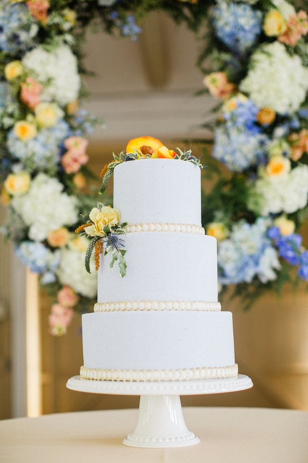 Peach & Pale Blue Dairy Barn Wedding Inspo