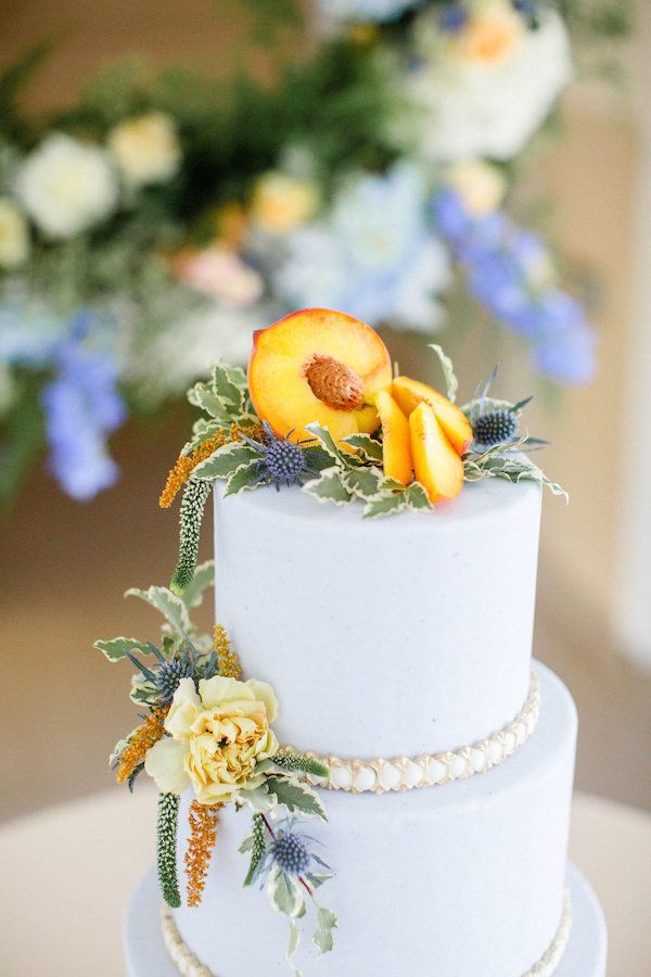 Peach & Pale Blue Dairy Barn Wedding Inspo