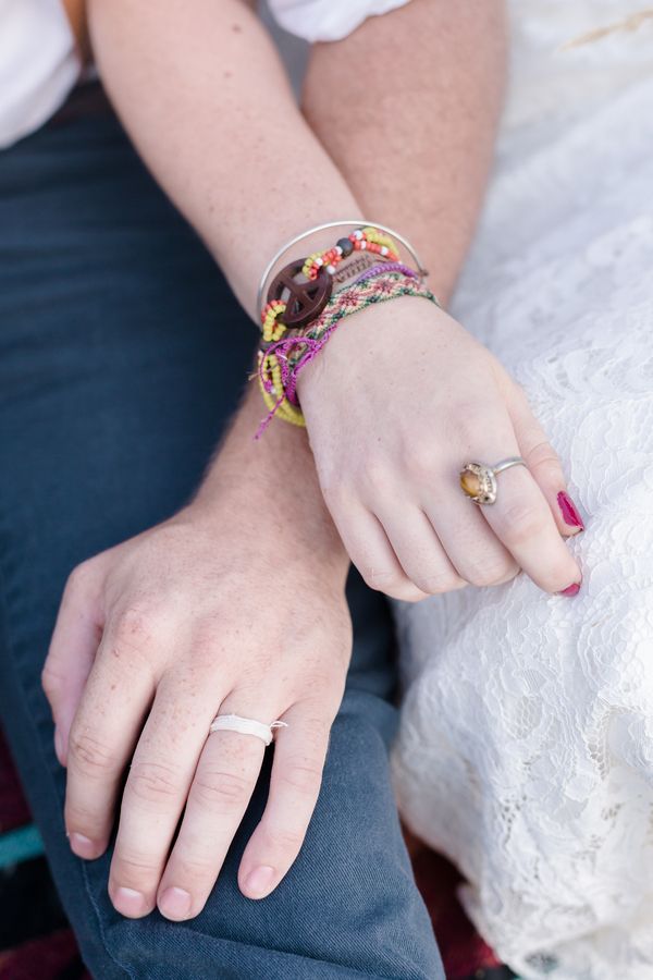  Desert Boho Travel Styled Elopement