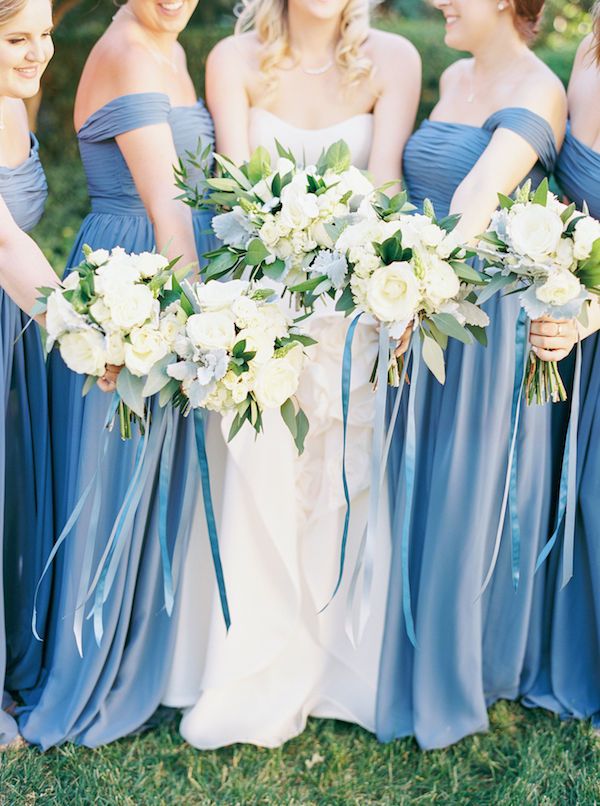  A Modern Fairytale with Just A Hint of Dusty Blue Magic