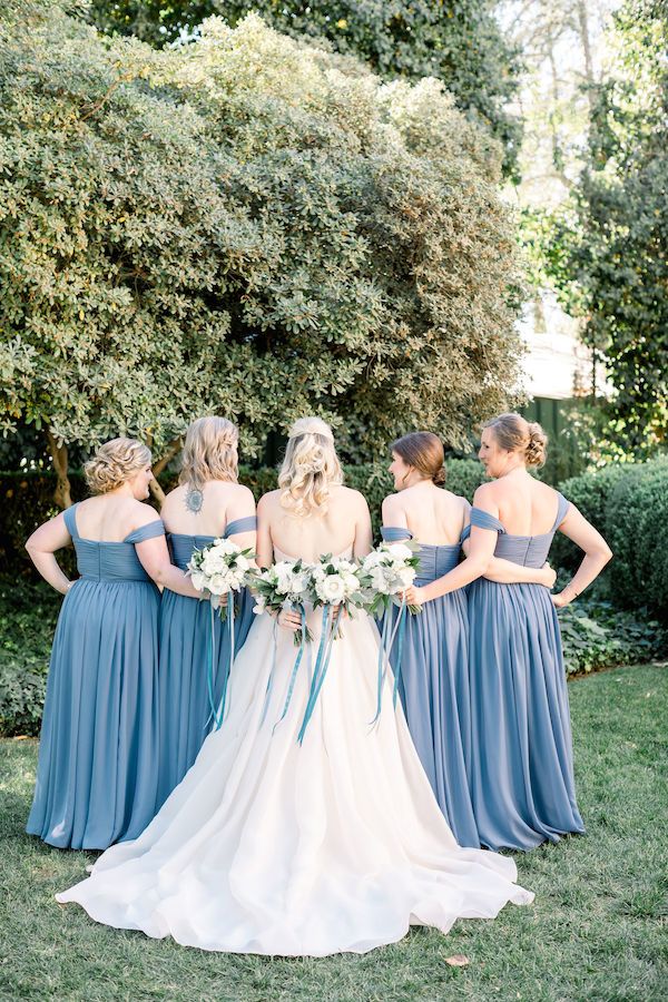  A Modern Fairytale with Just A Hint of Dusty Blue Magic