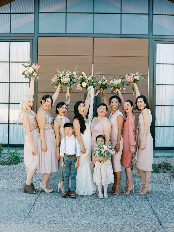  The Dreamiest Color-Filled Arizona Desert Wedding