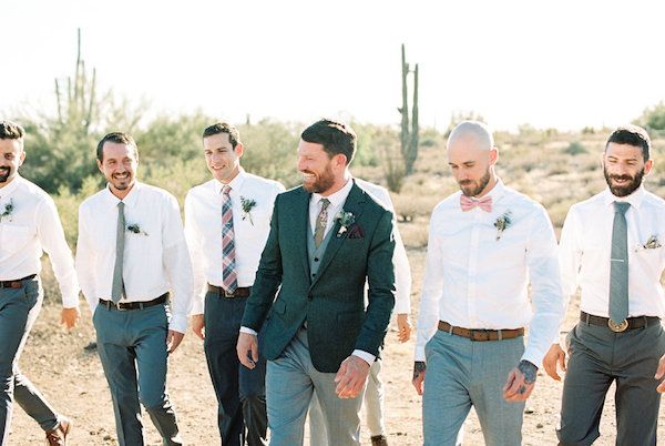  The Dreamiest Color-Filled Arizona Desert Wedding