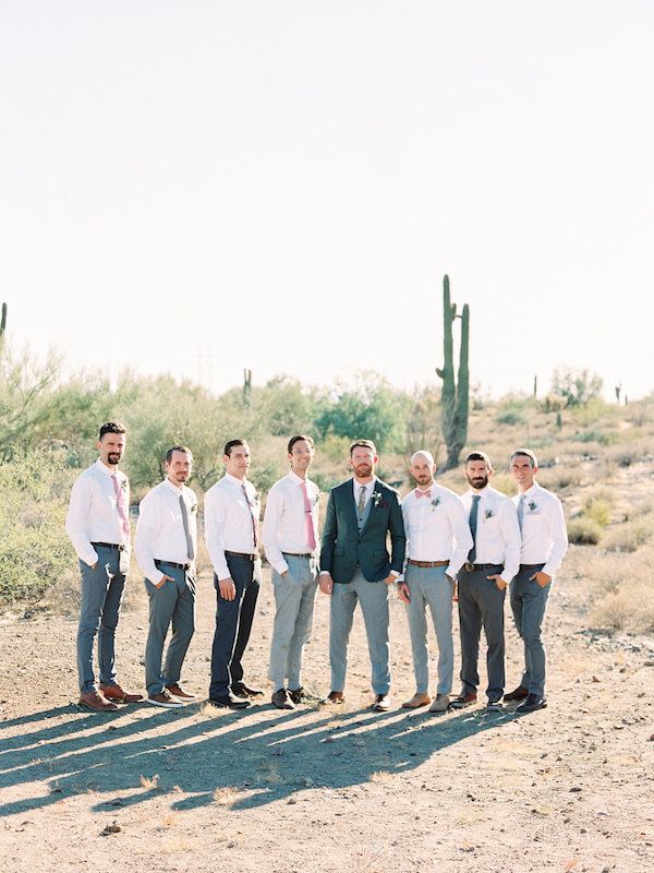  The Dreamiest Color-Filled Arizona Desert Wedding