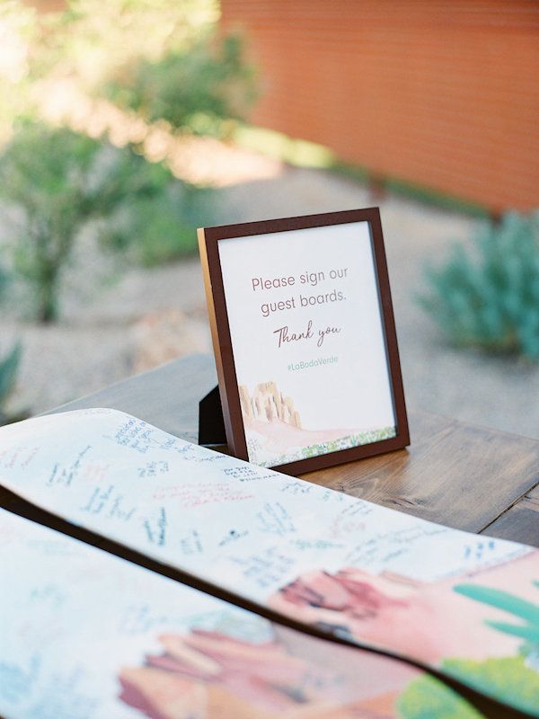  The Dreamiest Color-Filled Arizona Desert Wedding