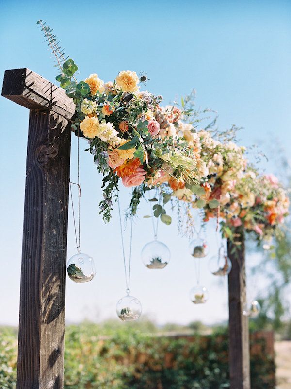  The Dreamiest Color-Filled Arizona Desert Wedding