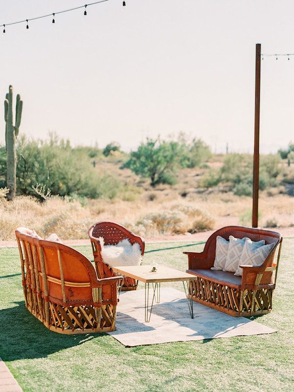  The Dreamiest Color-Filled Arizona Desert Wedding