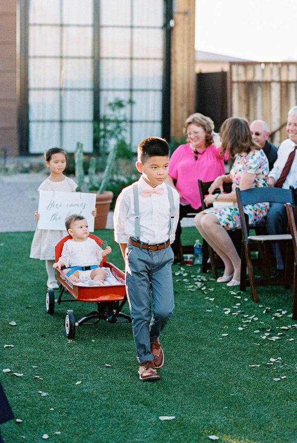  The Dreamiest Color-Filled Arizona Desert Wedding