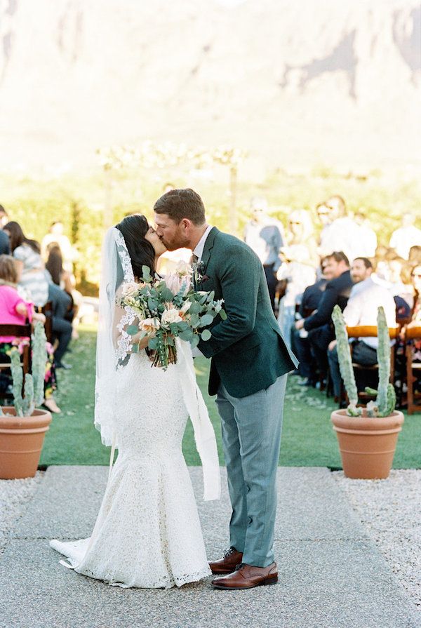  The Dreamiest Color-Filled Arizona Desert Wedding