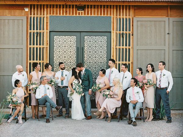  The Dreamiest Color-Filled Arizona Desert Wedding