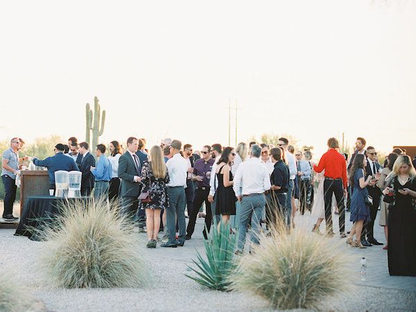  The Dreamiest Color-Filled Arizona Desert Wedding