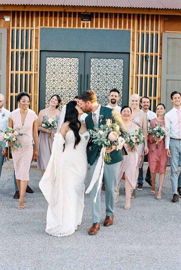  The Dreamiest Color-Filled Arizona Desert Wedding