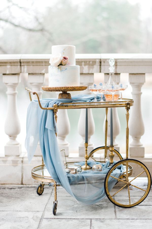  Dusty Blue Virginia Garden Party Done Right!