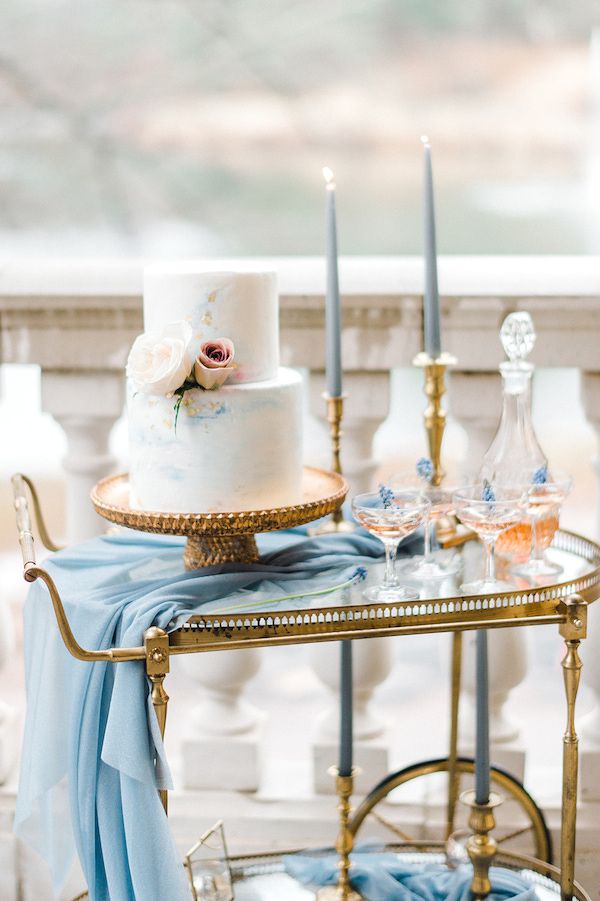  Dusty Blue Virginia Garden Party Done Right!