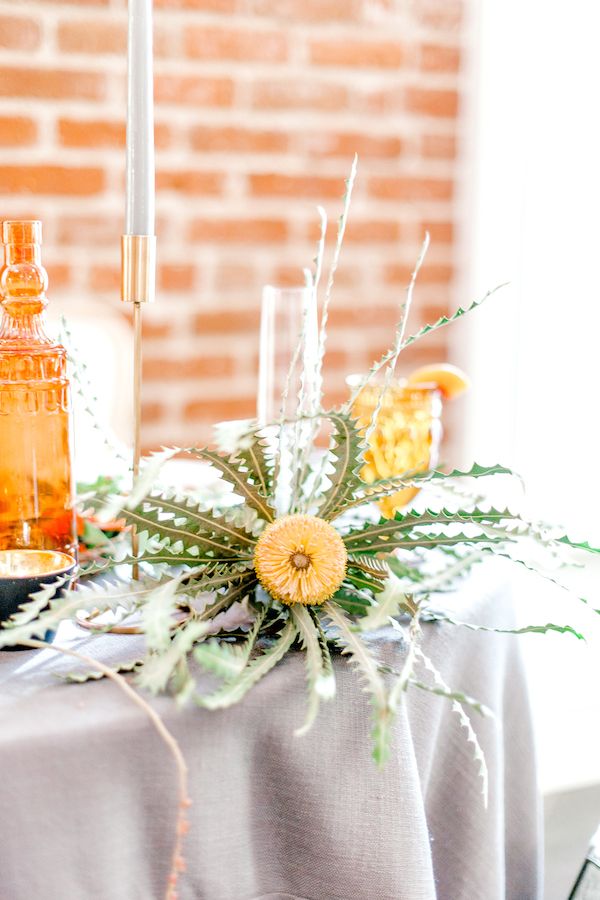 Earthy Industrial Chic Wedding Inspiration