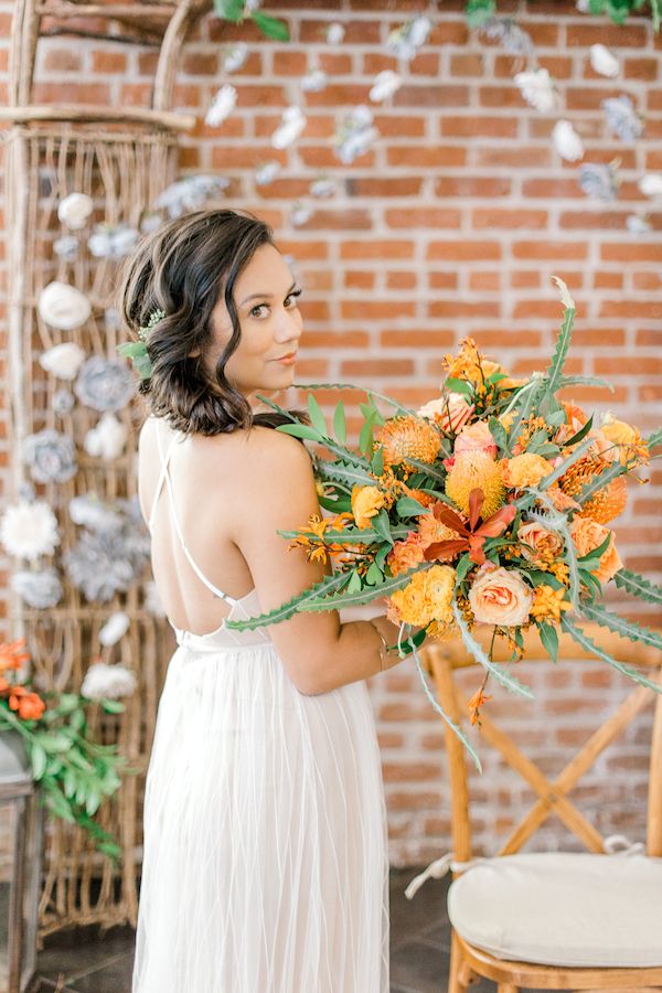 Earthy Industrial Chic Wedding Inspiration