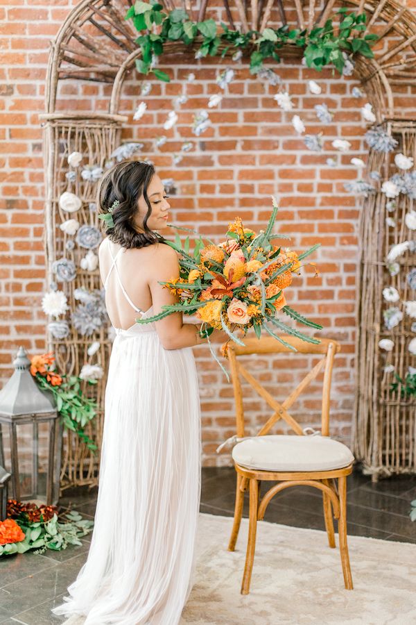 Earthy Industrial Chic Wedding Inspiration