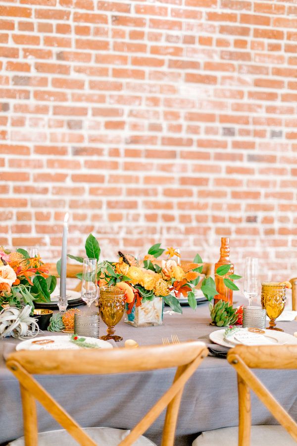 pEarthy Industrial Chic Wedding Inspiration