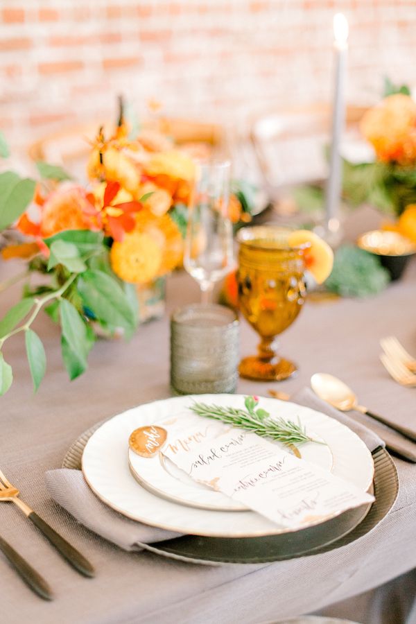 Earthy Industrial Chic Wedding Inspiration