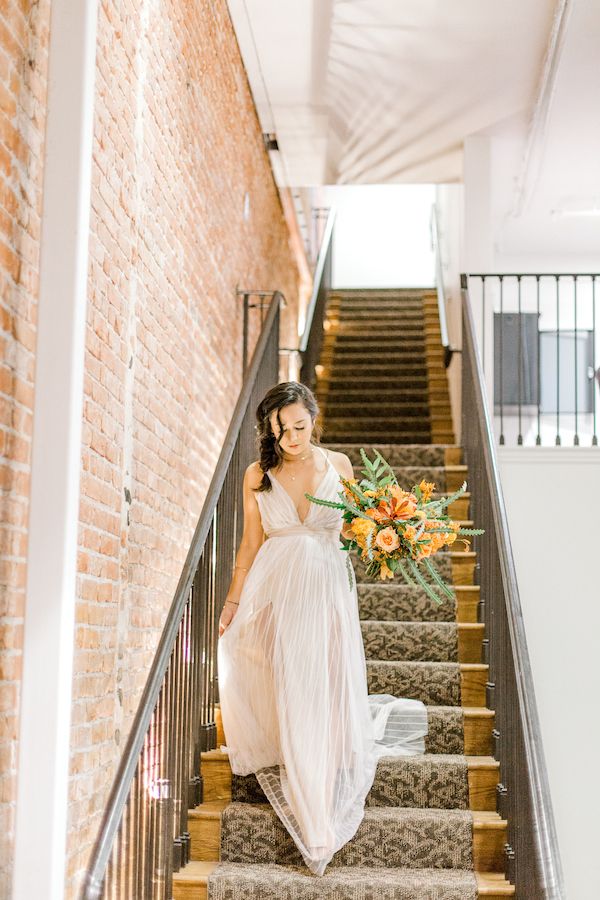 Earthy Industrial Chic Wedding Inspiration