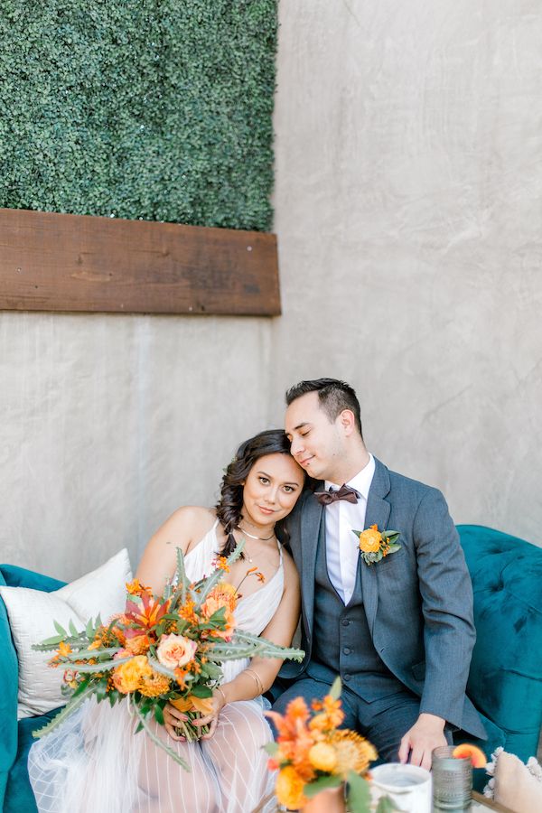 Earthy Industrial Chic Wedding Inspiration