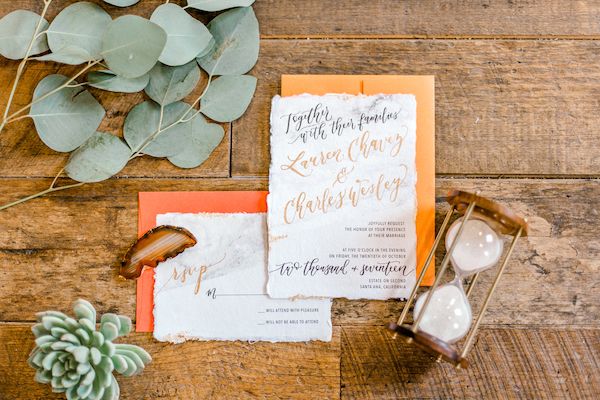 Earthy Industrial Chic Wedding Inspiration