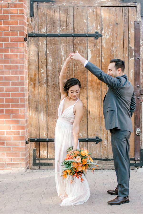 Earthy Industrial Chic Wedding Inspiration