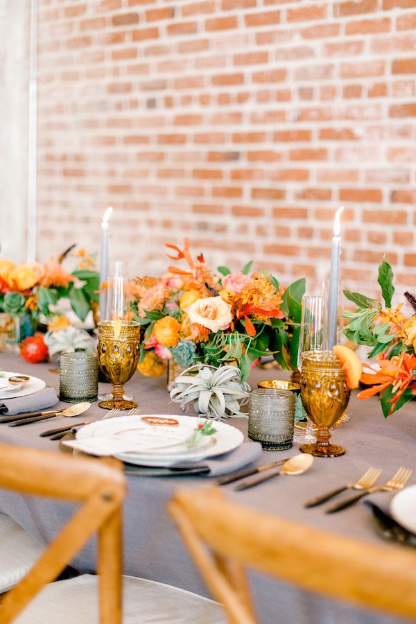 Earthy Industrial Chic Wedding Inspiration