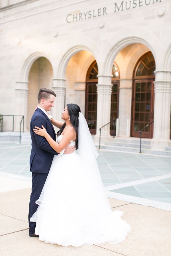  Classic Wedding at The Chrysler Museum of Art