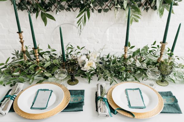  Emerald Green Inspired Bridal Inspo