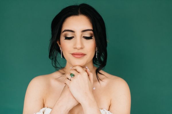  Emerald Green Inspired Bridal Inspo