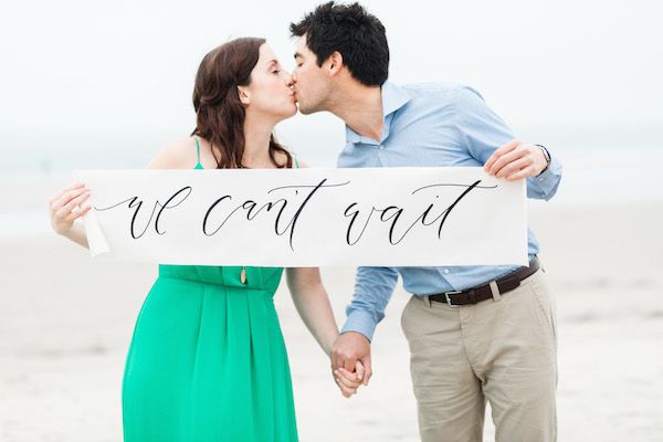  The Sweetest Beach Picnic Engagement Session in La Jolla