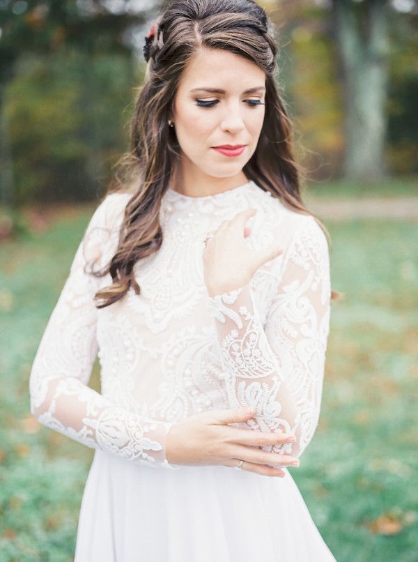  A Foggy Fall Inspired Shoot in North Carolina