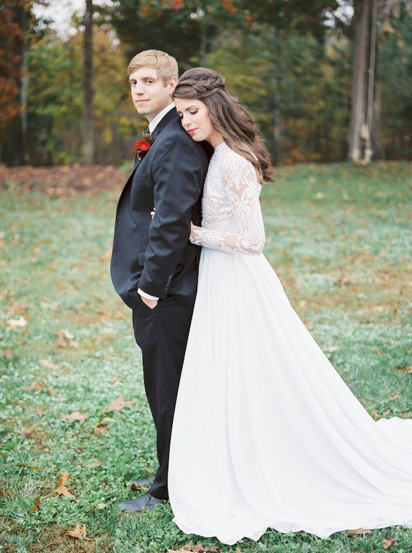  A Foggy Fall Inspired Shoot in North Carolina