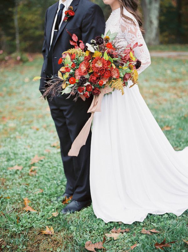  A Foggy Fall Inspired Shoot in North Carolina