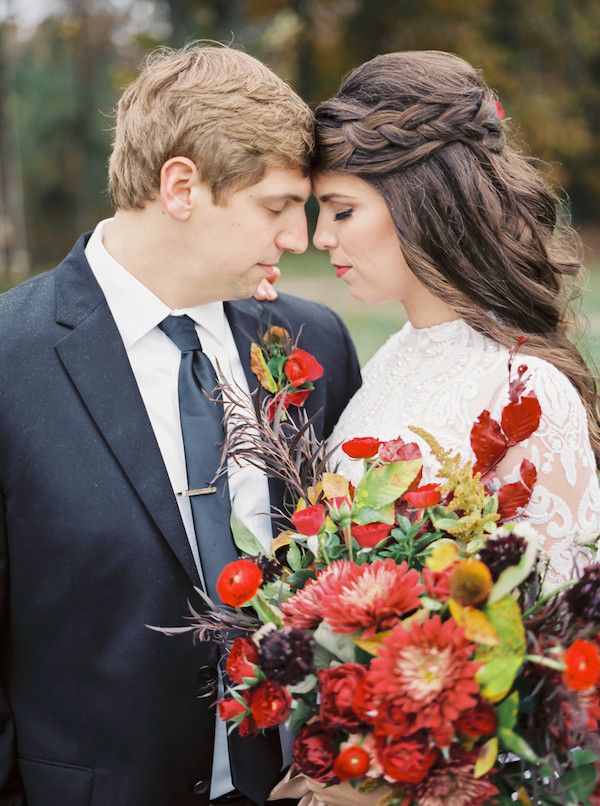  A Foggy Fall Inspired Shoot in North Carolina