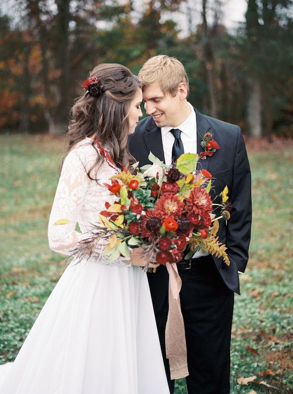  A Foggy Fall Inspired Shoot in North Carolina