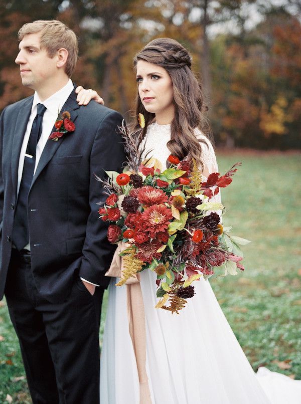  A Foggy Fall Inspired Shoot in North Carolina